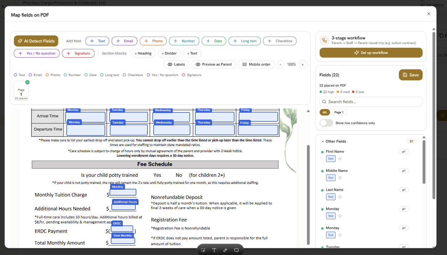 Enrollment Form Software Genius Enrollment Machine — Childcare Enrollment CRM & AI Receptionist